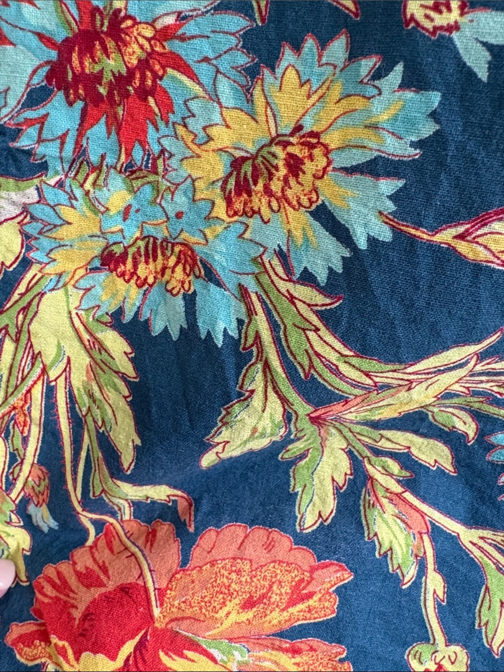 April Cornell Floral Cotton Napkins - Set of 4 - Picture 2 of 4